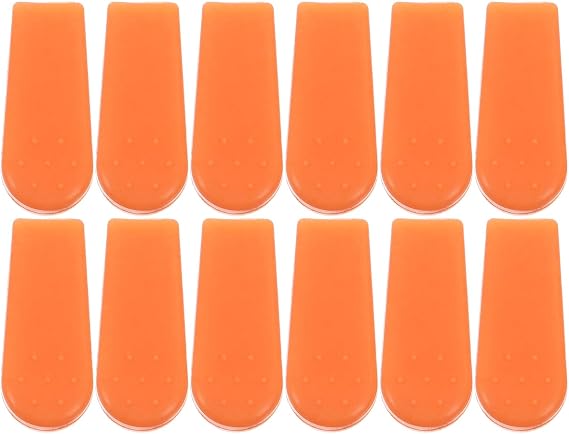 KALLORY 12pcs Claw Machine Claw Sleeves Plastic Covers with Enhanced Grip Stability Universal Compatibility for Vending Machine Parts and Accessories