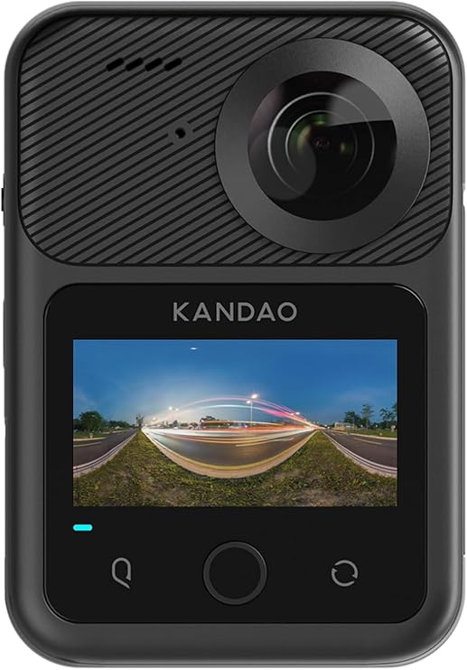KanDao QooCam 3 Ultra 360 Action Camera, 8K Waterproof Sports Camera with Dual 1/1.7" Sensors, 96MP Photo, HDR, F1.6 Fast Aperture, Built-in GPS