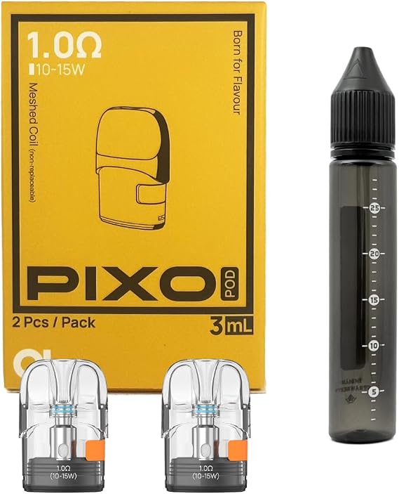 Aspire Pixo Replacement POD Cartridge for Pixo 1 Box 2 Pack + 1 Original Unicorn Bottle 1.0Ω10-15W