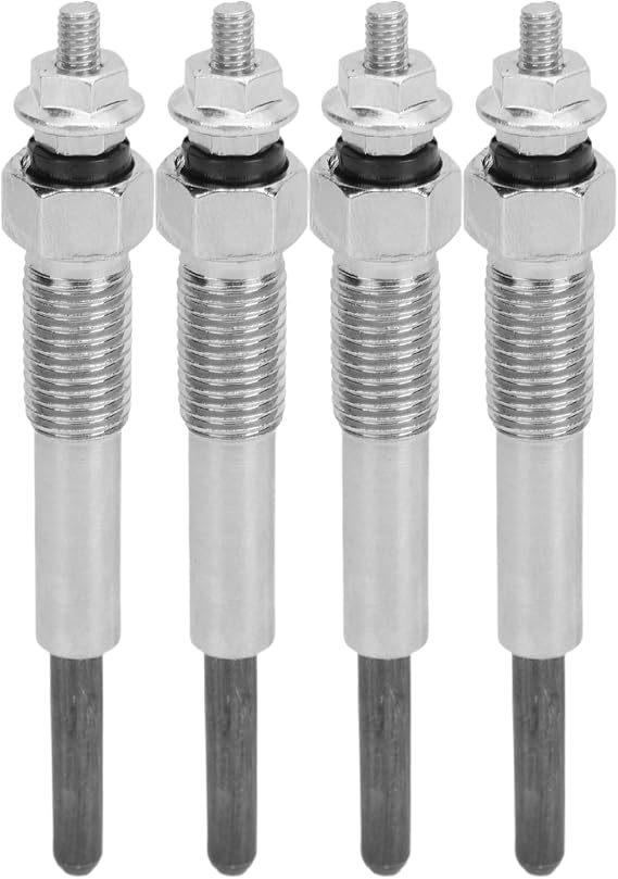 Heater Glow Plug 4Pcs Engine Glow Plug ISUZU C240 C190 C201 C221 4BA1 D500 4FA1 12V High Compatibility, Long Lasting Performance High Compatibility Glow Plug Removal Tool