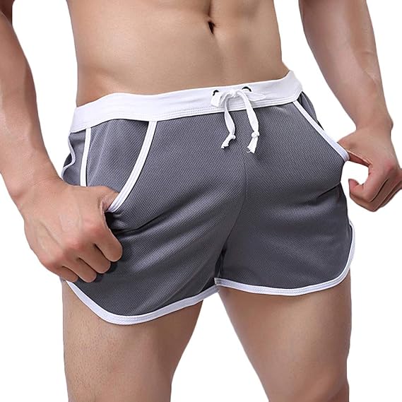 Rexcyril Men's Running 3 in Mesh Booty Shorts Gym Workout