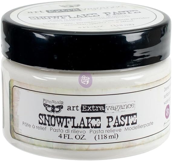 Prima Marketing 962906 Finnabair Art Extravagance Snowflake Paste 4oz