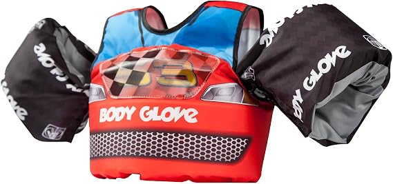 Body Glove Paddle Pals Learn to Swim Life Vest, One Size 33-55 LBS