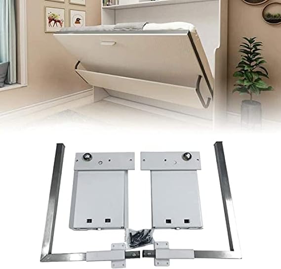 DIY High Capacity Bed Hardware Kit Murphy Mount Wall Spring Mechanism for Full Size Queen Size Bed King Size