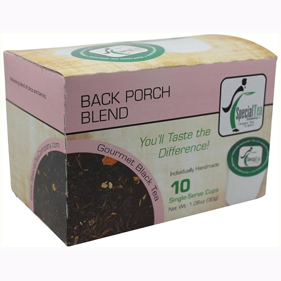 Special Tea Black Tea Single Serve Cup, Back Porch Blend, 10 count