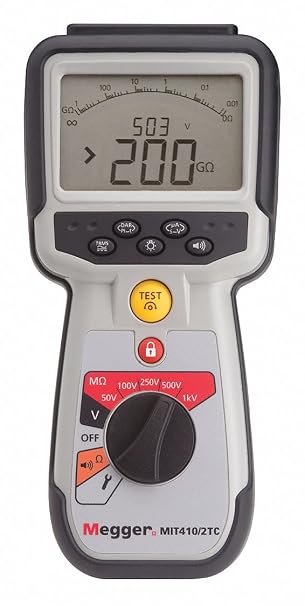 Megger MIT410/2 (1006-732) 50/100/250/500/1000V Insulation Tester