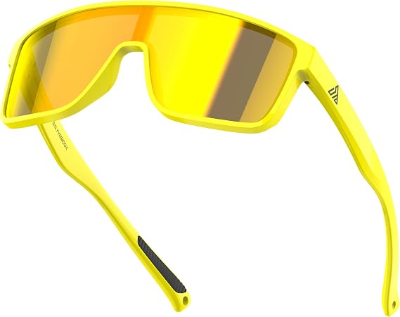 SIPLION Polarized Sunglasses Men Women Sports, UV400 One Piece Lens Cycling