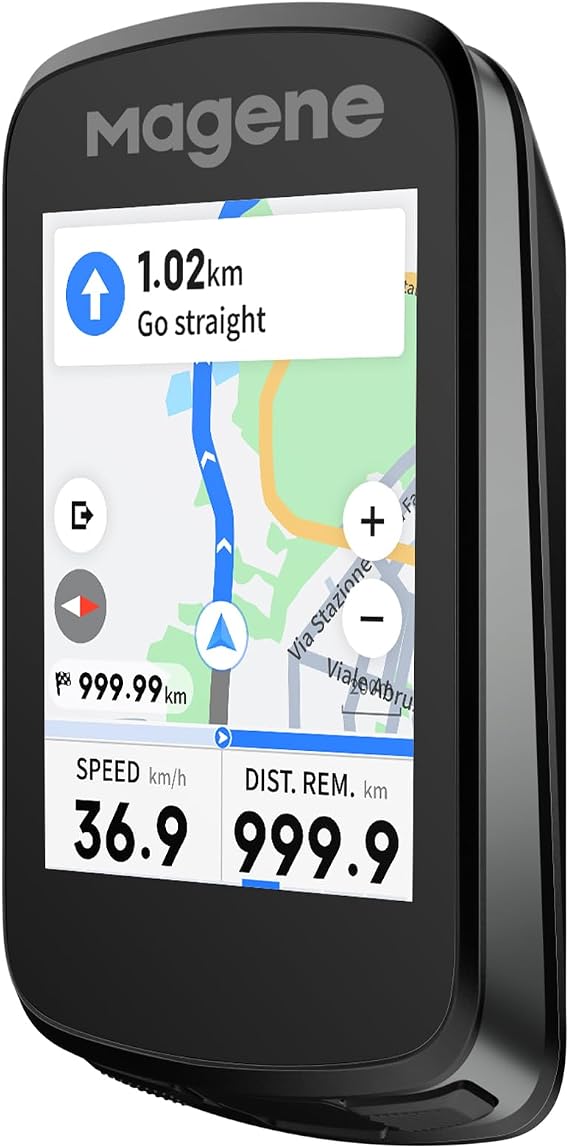 Magene C606/C606 V2 GPS Bike Computer, Multi-Scenario ClimbPro, Wi-Fi&Bluetooth Data Transfer, Route Re-Planning, Interchangeable Mount, Customizable Data Display, Indoor Training