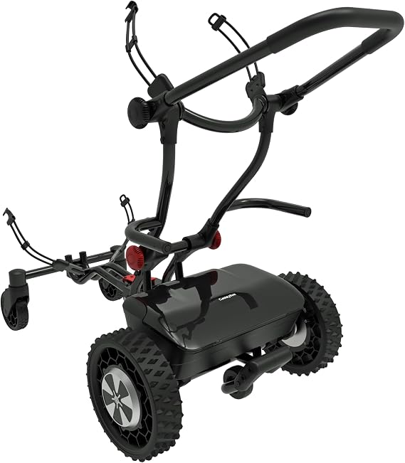CaddyTrek R2 Electric Golf Follow Cart, Black