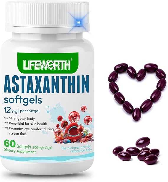 Astaxanthin Supplements 12mg