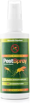 Mosquito Repellent, Anit-Mosquito PestSpray, DEET Free Natural Insect Repellent, Natural Based Mosquito and Fly Repellent, 100ml Insect Repellent