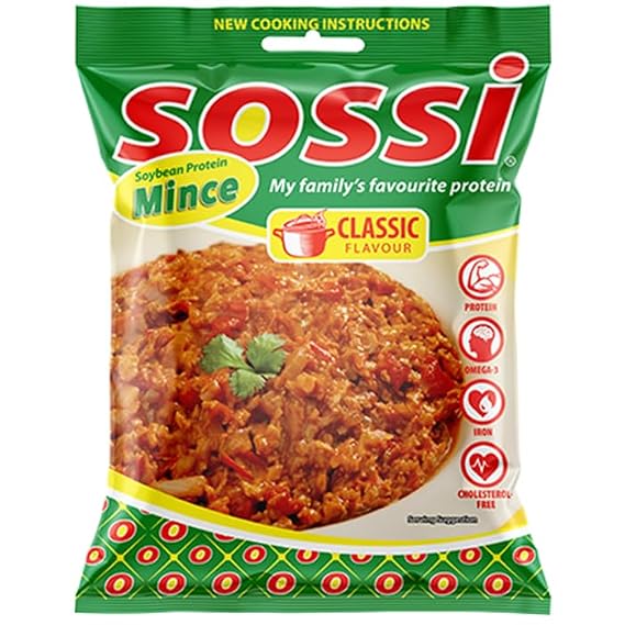 Sossi Soybean Protein Mince Classic Flavour from Kenya | Meat Alternative | Swahili Market