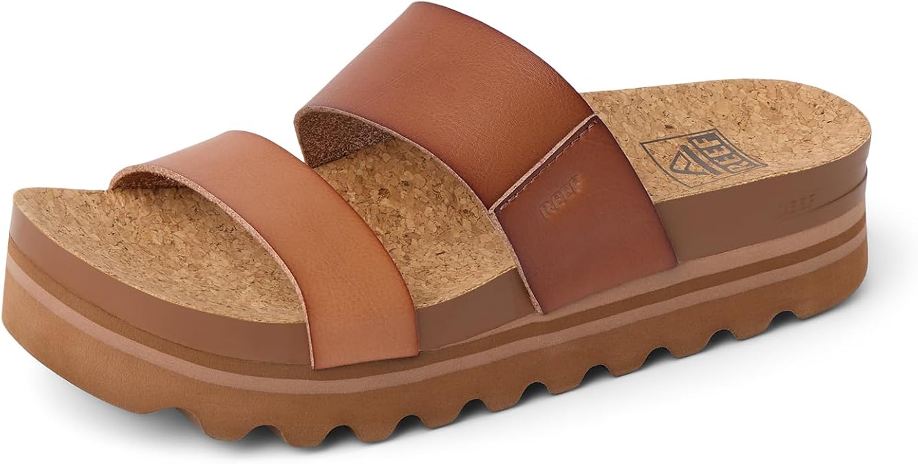 Reef Cushion Vista Hi Womens Platform Fashion Sandal, Arch Support, Ultra Soft Cushion Footbed