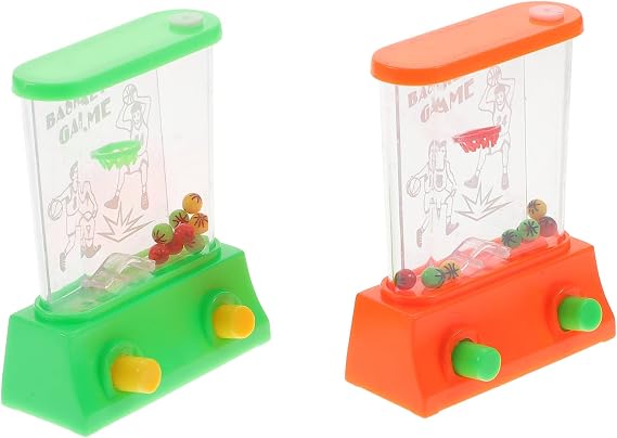 Alasum 2pcs Seaplane Mini Toys Basketball Aqua Toys Water Games Handheld Water Ring Toys Basketball Toys Vintage Toys Arcade Water Games