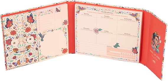 Grupo Erik Frida Kahlo Weekly Planner Notepad Set