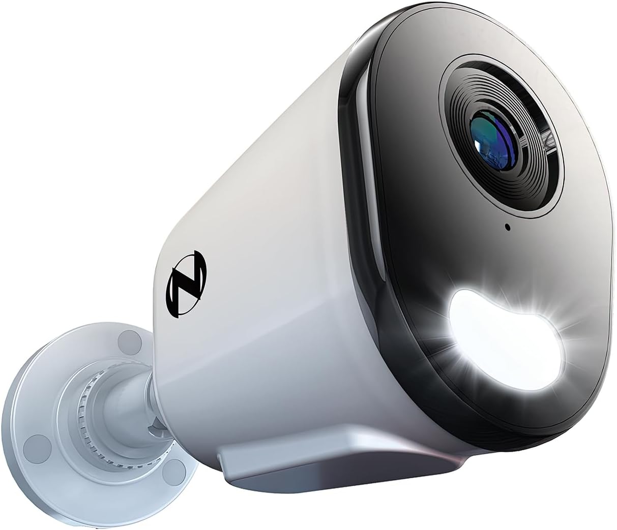 Night Owl Wired IP 4MP Deterrence Camera with 2-Way Audio - White