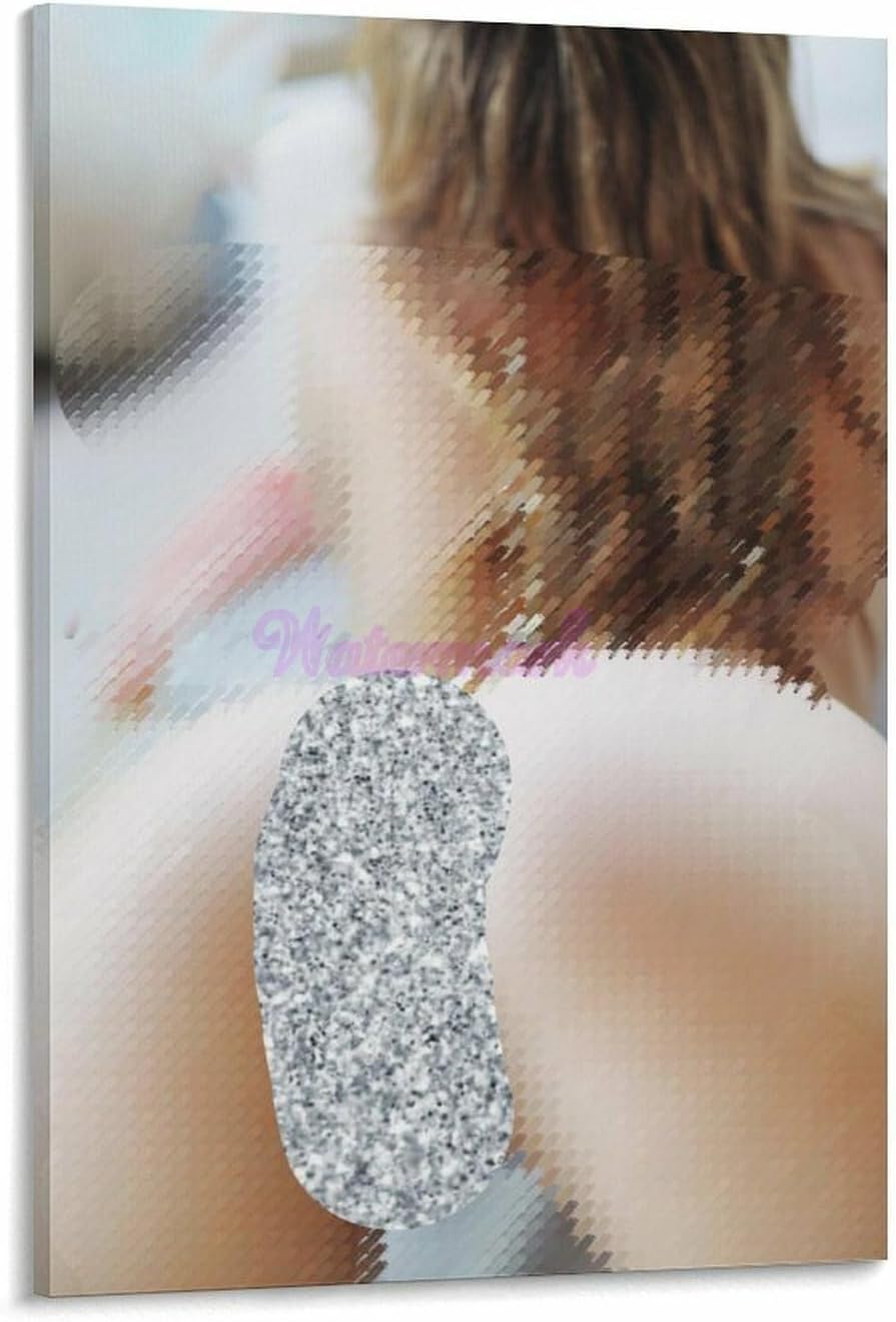 Famous Adult Actor Leah Gotti Bathroom Sexy Hot Woman Aesthetics Poster 5 Canvas Painting Wall Art Poster for Bedroom Living Room Decor 12x18inch30x45cm Frame-style