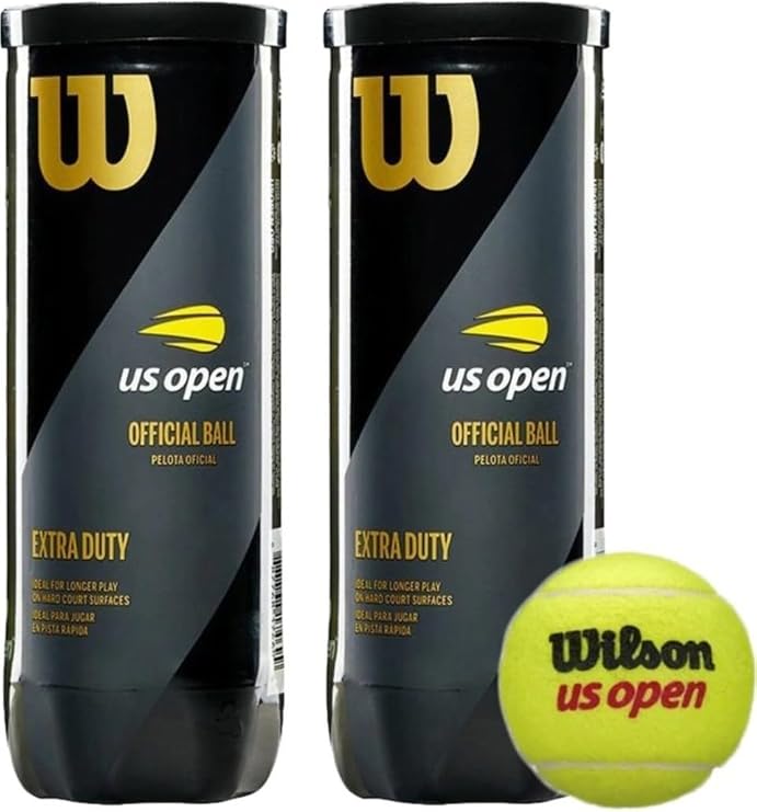 Wilson 2 Box Us Open Tennis Ball WRT106200 in Vacuum Packaging
