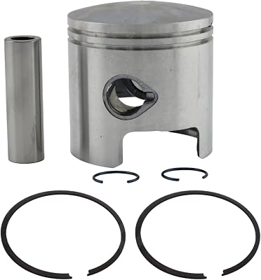 Asaki Piston Kit 346-00004-1 Oversize 0.50 Compatible with Tohatsu Nissan Outboard 2530 hp with Piston Ring