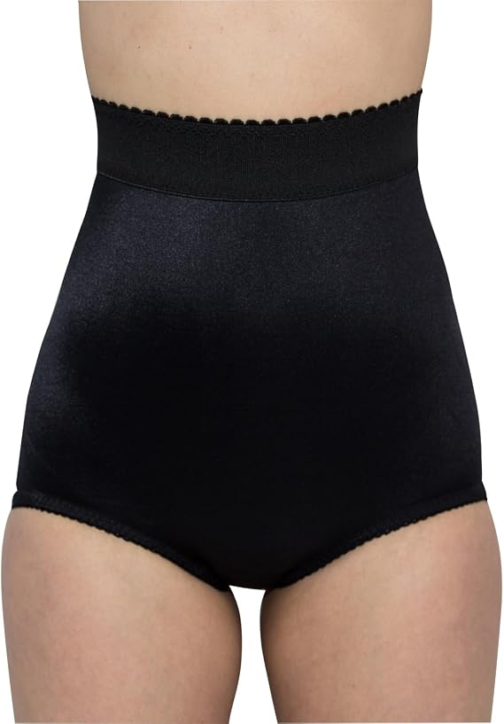 Rago Style 513 | High Waist Tummy Control Panty | Light Shaping with Inner Lining | Full Coverage Brief | Made in USA