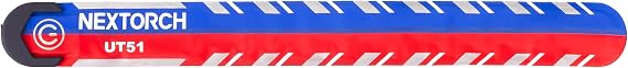 NEXTORCH Red Blue Flashing Warning Bracelet Signal Light for Outdoor Activity