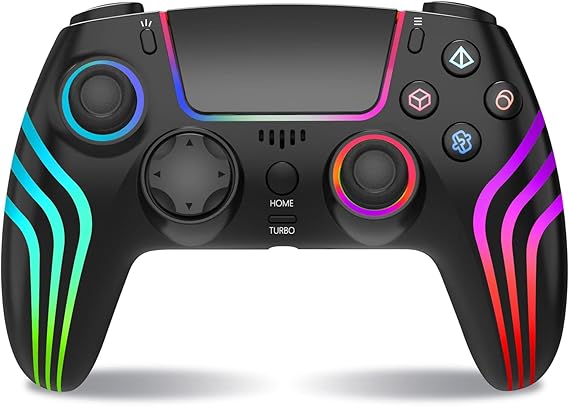 Wireless Controller for PS4 with LED Lighting,Compatible with PS4/Slim/Pro