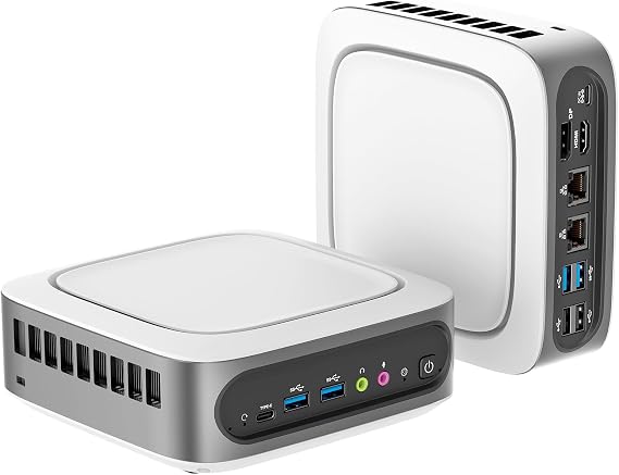 Mini PC Intel Core i9-11900H(4.9GHz, 8C/16T), 32GB DDR4 1TB M.2 SSD, W-11 Pro Mini Desktop Computer 4K Triple Display, Dual 2.5G LAN, 6 USB Ports, WiFi6, BT5.2, Portable Small PC MGI9