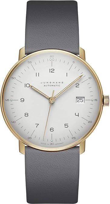 Junghans Max Bill Automatic Wrist Watch | 027/7806.02 - Matt Silver Plated with Soft Grey Finish
