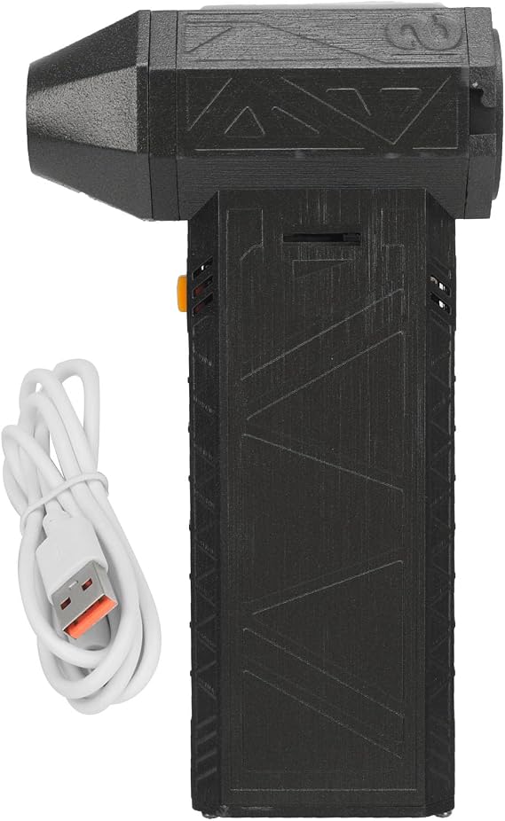 Jet Dry Blower, 130000 Fan Blower, Portable and Rechargeable Electric Air Duster for Car Cleaning Camping Outdoors