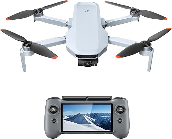 Potensic Atom 2 Standard Kit with RC PTD 1, Drones with Camera for Adults 4K Video, 8K Photo, 10KM Transmission, 3-Axis Gimbal, AI Track, Vertical Shooting, AI Night Shot, Under 249g, (32-Min Flight)