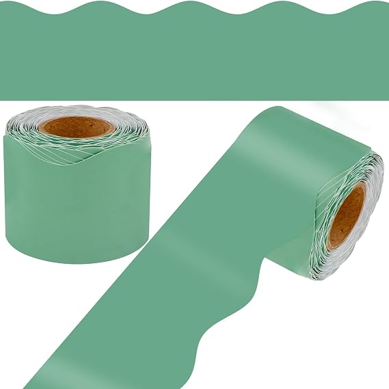 Fancy Land Green Bulletin Board Border Eucalyptus Borders Decoration 52Ft
