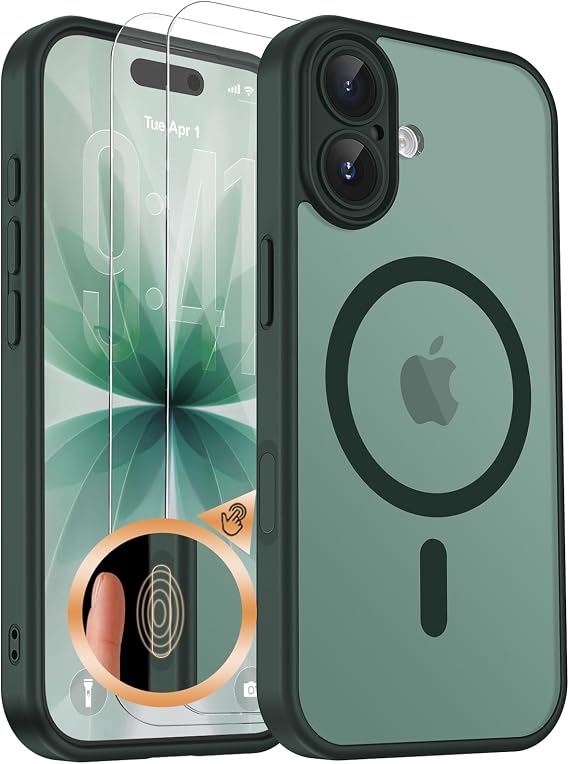 for iPhone 17 Case with Screen Protectors, MagSafe Compatible