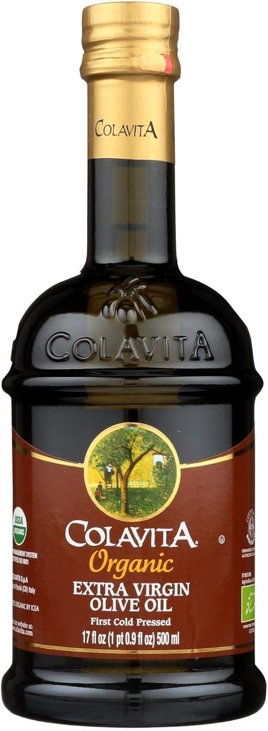 Colavita Organic Extra Virgin Olive Oil - Case of 6-17 Fl oz
