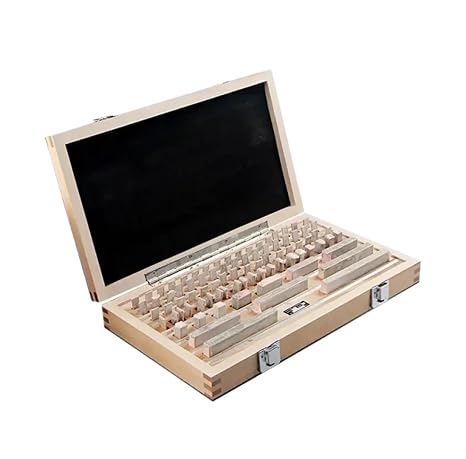 Block Gage Block Gauge 87Pcs/Set 1 Grade 0 Caliper Inspection Measurement Instruments(0 Grade)