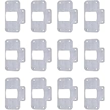 Badem10 Hinge Repair Sheet Cabinet Cover Stone Stone Nobel Practical Repair Kit 6.5x9 cm Slot Table Hair 12 Pieces