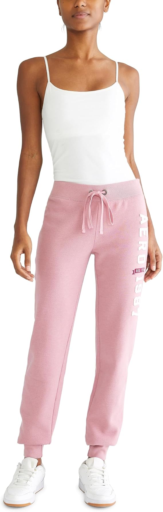 AEROPOSTALE Women's Aero Logo Cinch Jogger Pants