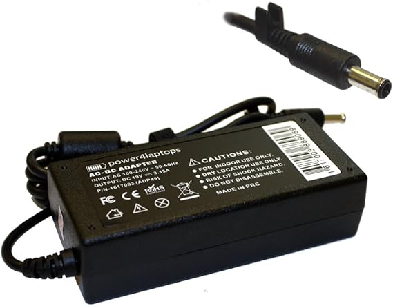 Power4Laptops AC Adapter Laptop Charger Power Supply Compatible With Samsung R40-K007