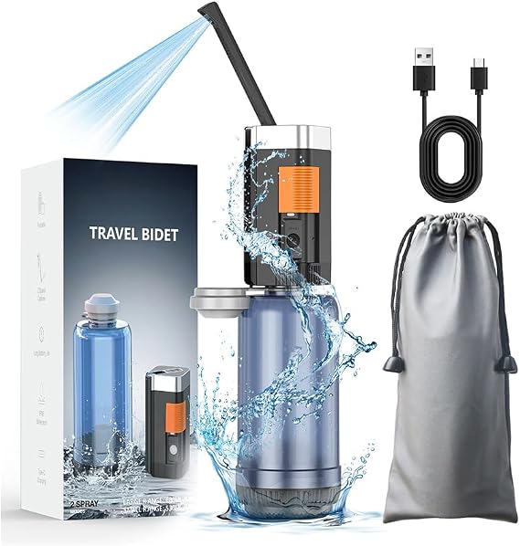 Portable Bidet for Travel. 2 Pressure Modes.