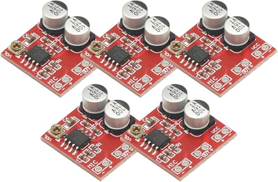5pcs LM386 Electret Microphone Amplifier Board,Microphone Amplifier DC4-12V