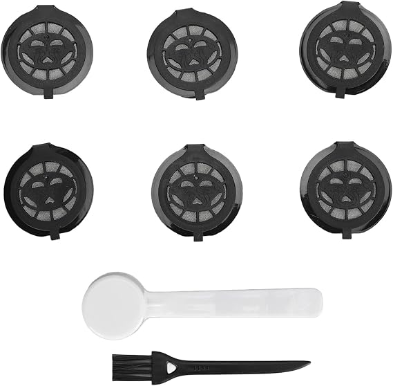 Generic Reusable Coffee Filters, Refillable Pods for 6 Count