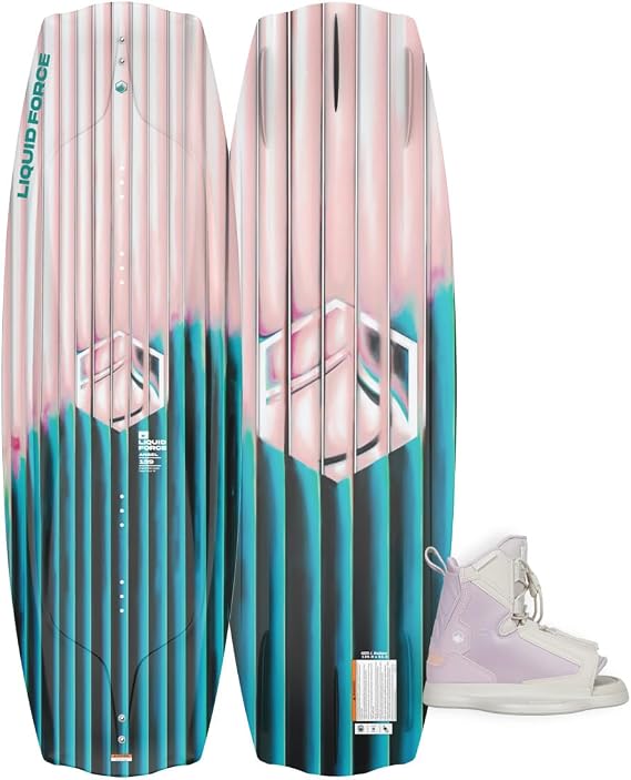 Liquid Force Angel Women's Wakeboard Combo Plush 6R Bindings Package