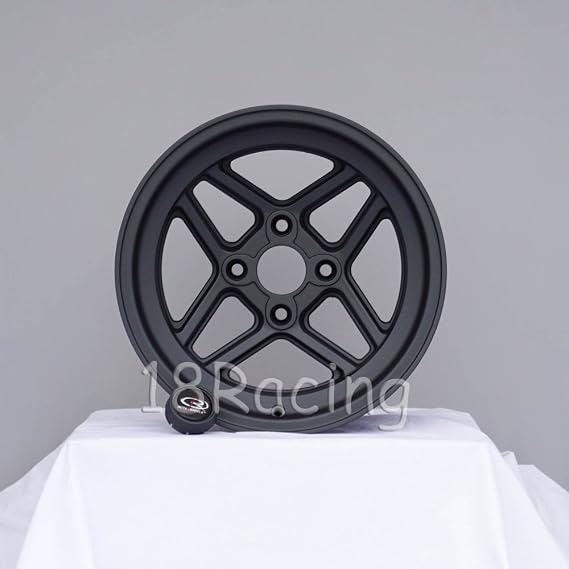 4 Pcs New Rota Tbt Wheels 15x8 Pcd:4x114.3 Offset:0 Hb:73 Magnesium Black 15.5 Lbs