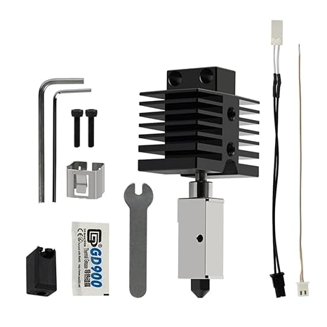 Upgrade Hotend for Qidi Q1 Pro Ceramic Heating Plate Kit 0.4mm Quick Heating Hot end for Qidi X Max3/ Plus 3 Parts Important