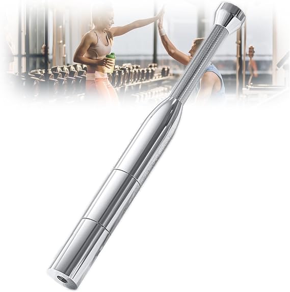 Indian Clubs Exercise Set Steel Club for Workout Strength Training Fitness Adjustable for Full Body Exercise Club Gym Equipment, Improves Grip & Rehabilitation,6_10KG