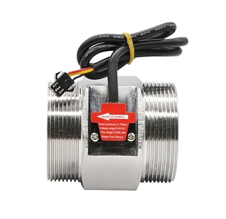 Digital Water Flow Meter High Accuracy S304 G2" DN50 Water Flow Meter Sensor 2 Inch Flow Sensor