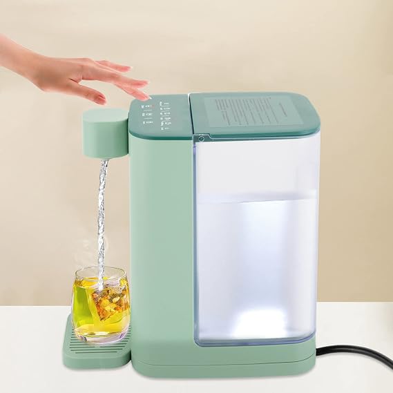 Electric Kettles, Instant Hot Water Dispenser for Quick Heating & Outputting, Adjustable 5 Temperatures & 2 Water Outputs, 3L Water Tank Capacity, with Safety Lock