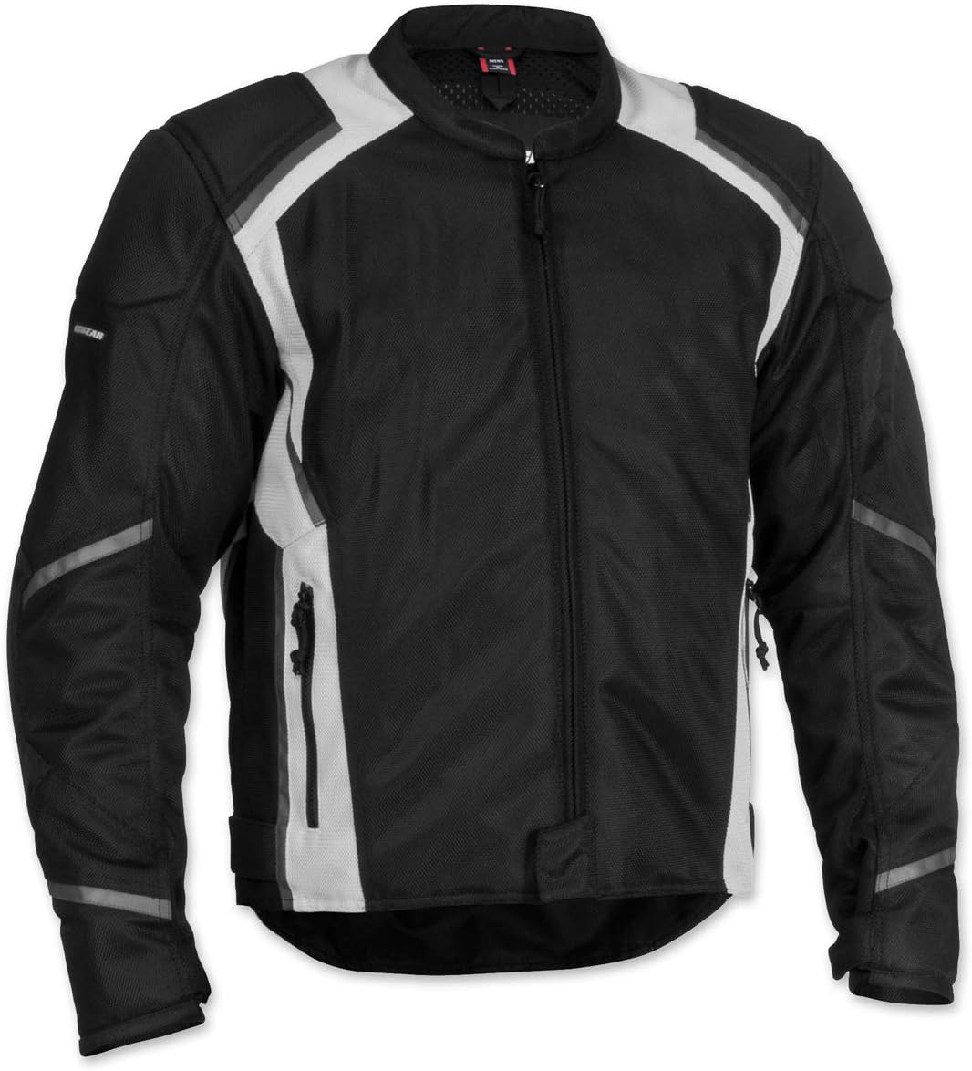Firstgear Mesh-Tex Men's BlackSilver Jacket - Small