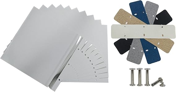 Photo Album Refill Pages for Self Adhesive Scrapbook 11x10.6 20 Pages