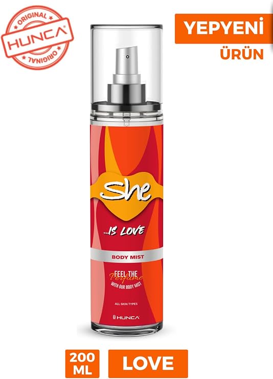She is Love Parfümlü Vücut Spreyi, 200 ml