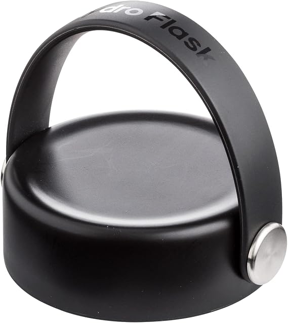 Hydro Flask Lids Flex Cap Replacement Lid for Wide Mouth Water Bottles Black